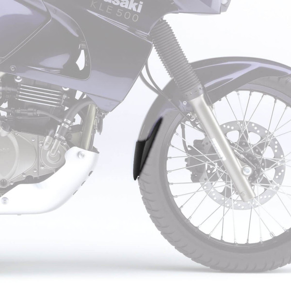 Pyramid Plastics Pyramid extenda fenda | matte black | kawasaki kle 500 1991>2007